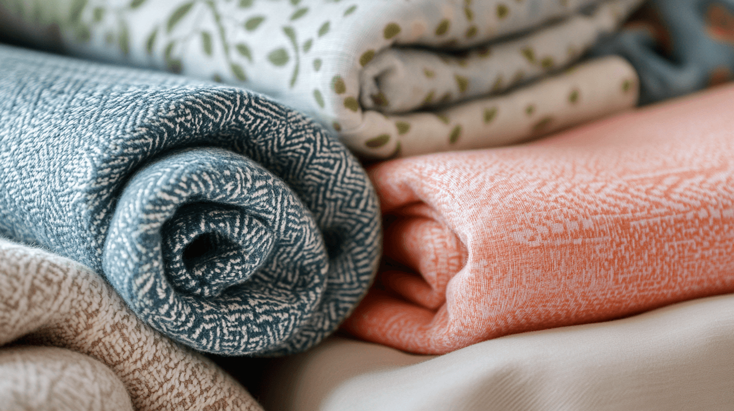 Materiali per coperte e cuscini estivi