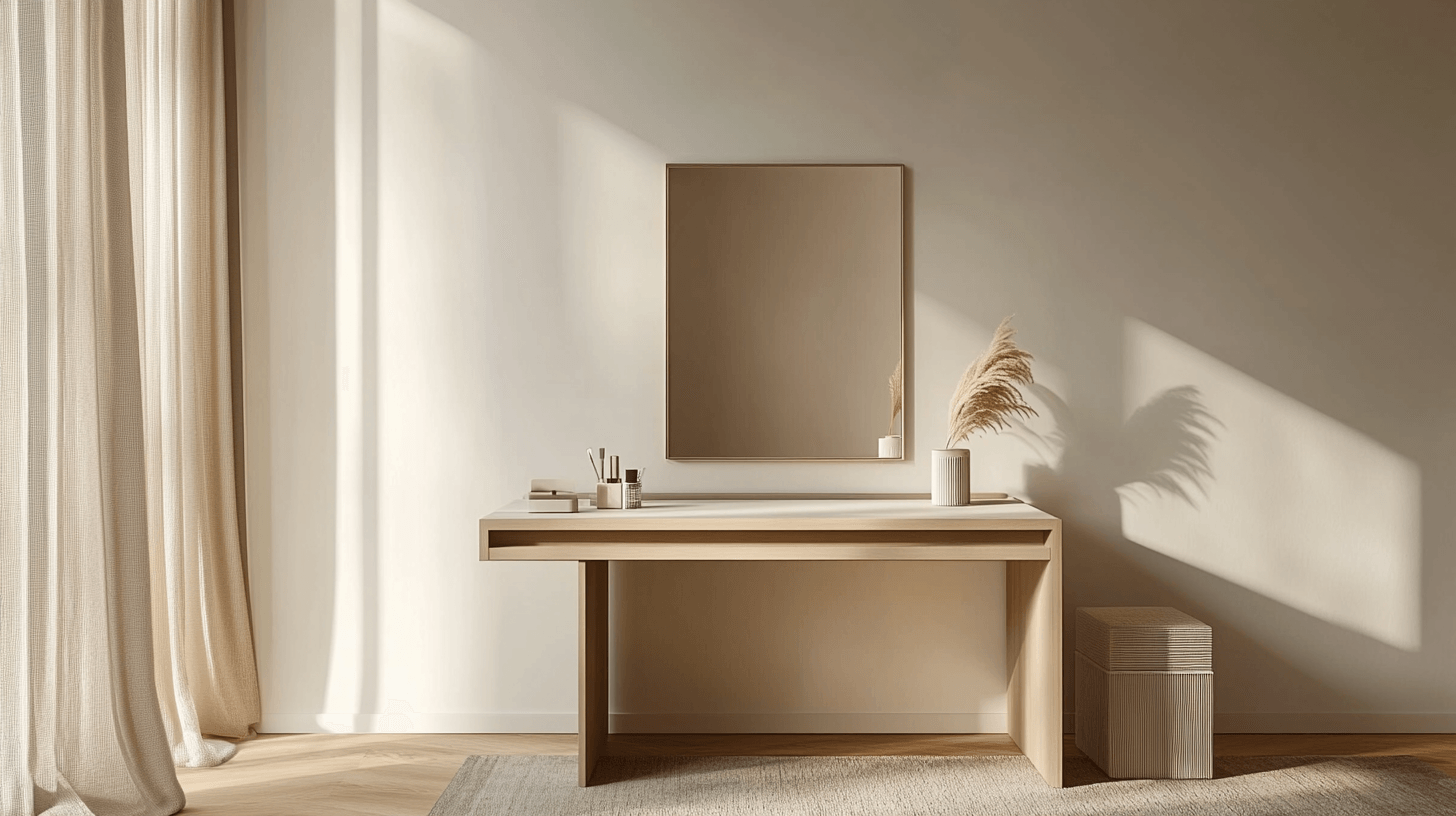 Tavoli da trucco moderni: Il minimalismo incontra lo stile