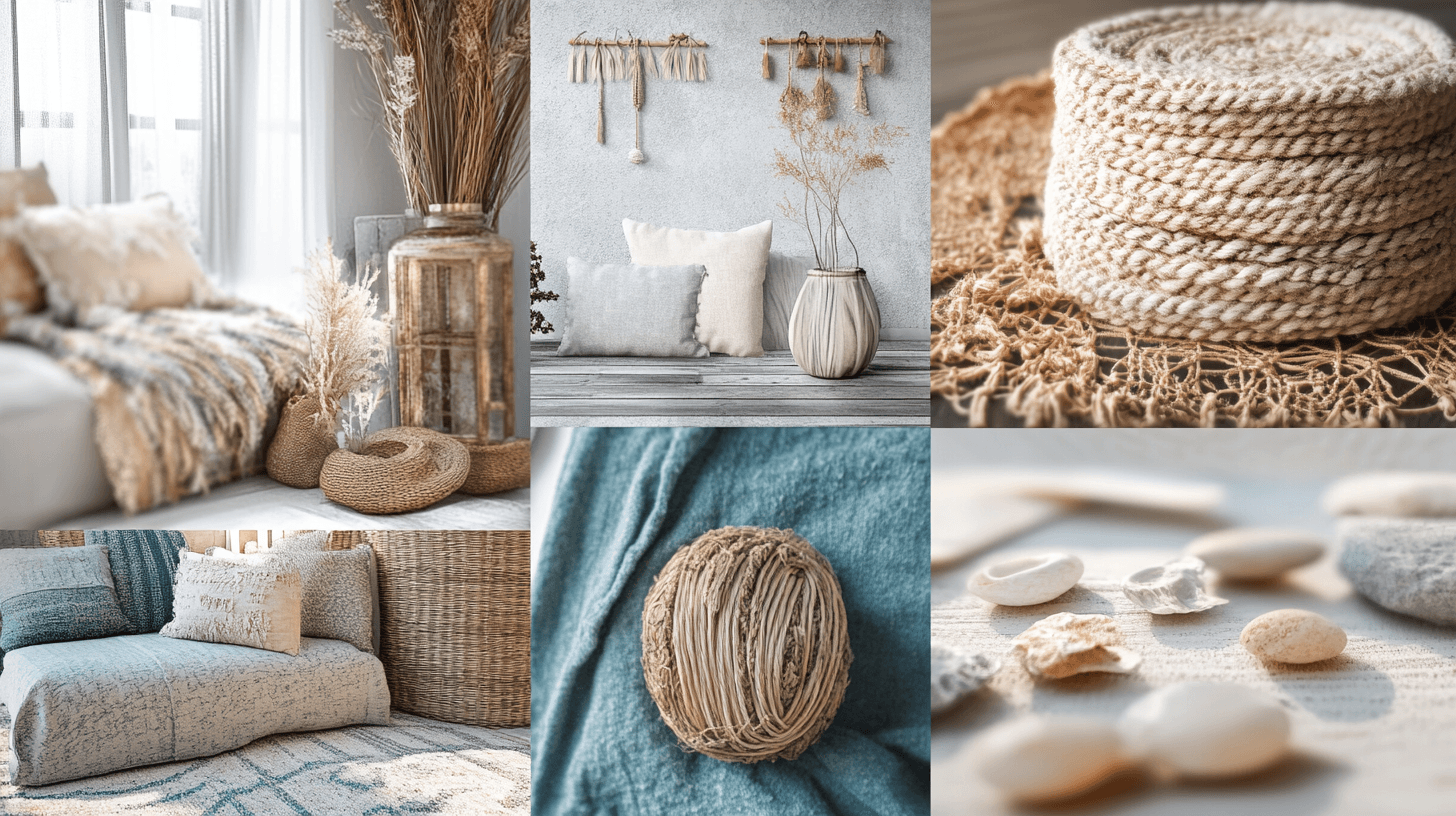 Decorazione in stile Scandi-Boho: utilizzare abilmente texture e colori