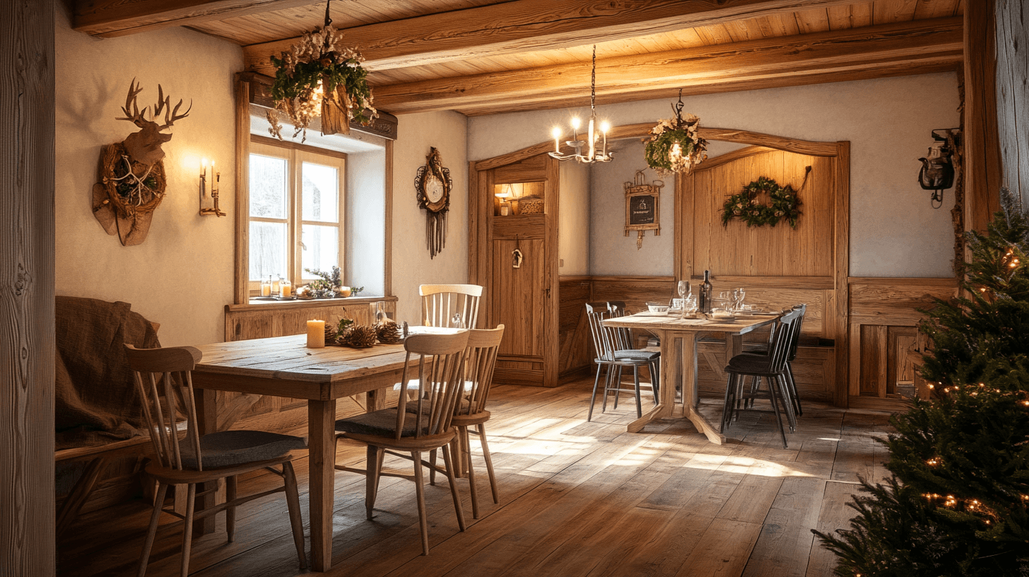 Sala da pranzo in stile country: unire comfort e natura