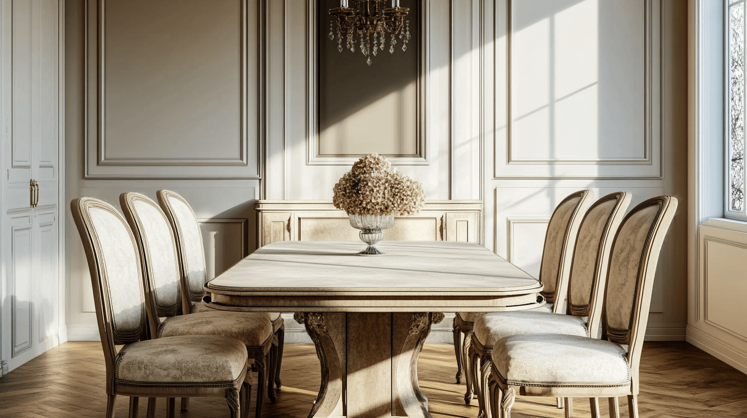 Scelta dei mobili per una sala da pranzo classica