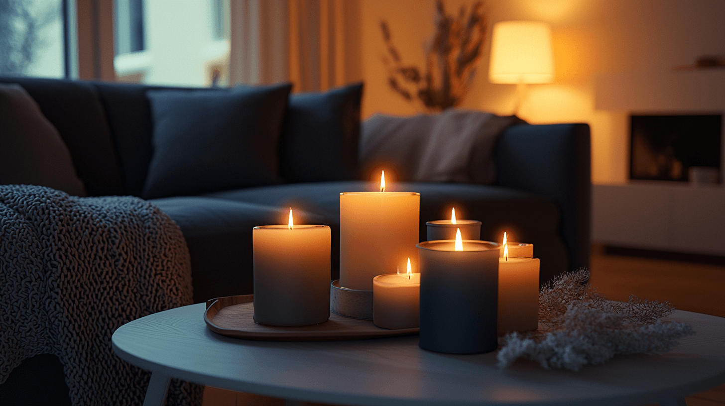 Decorare con candele: Luce accogliente per ogni stanza