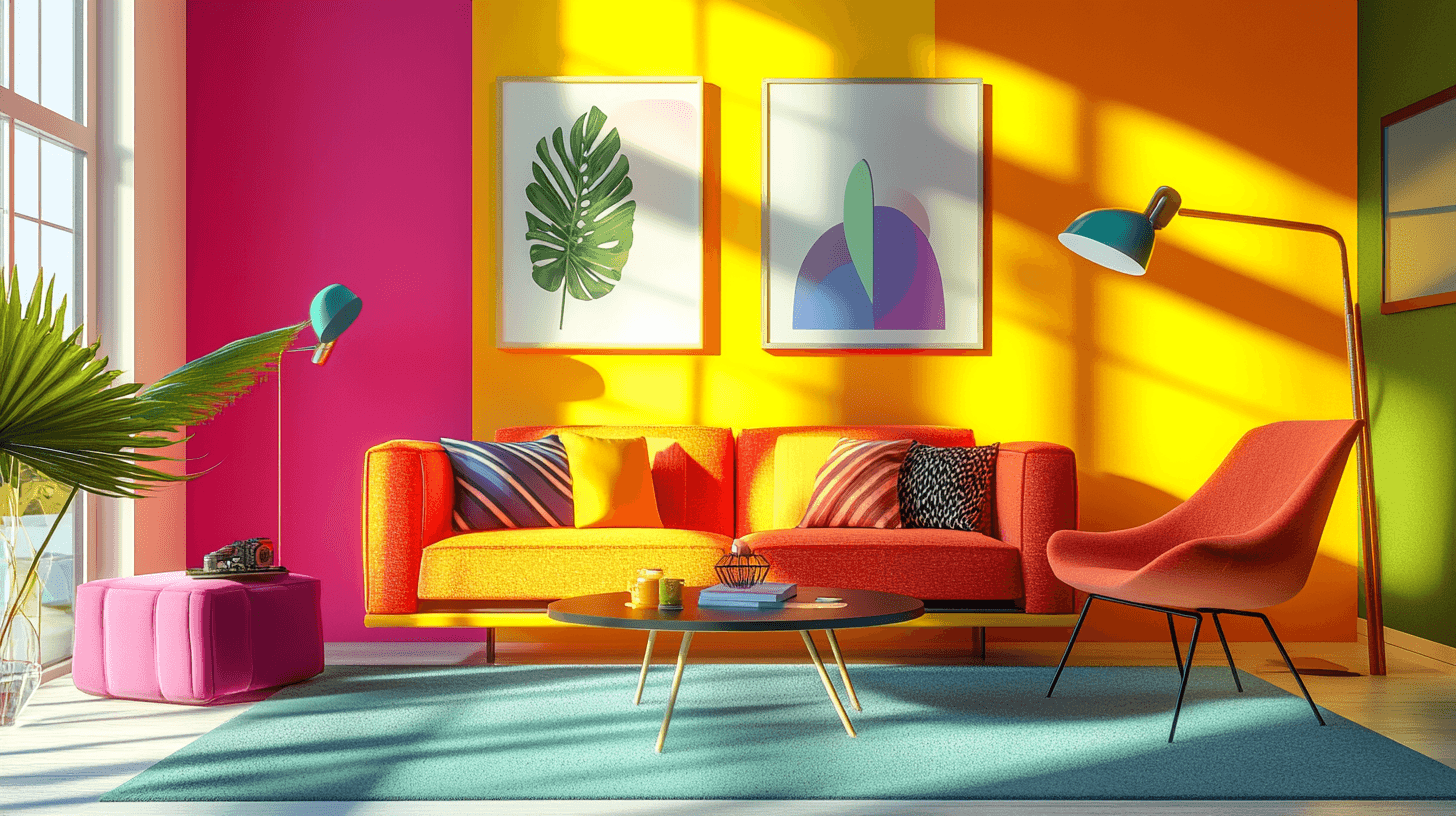 La magia dei colori nello stile Retro Pop