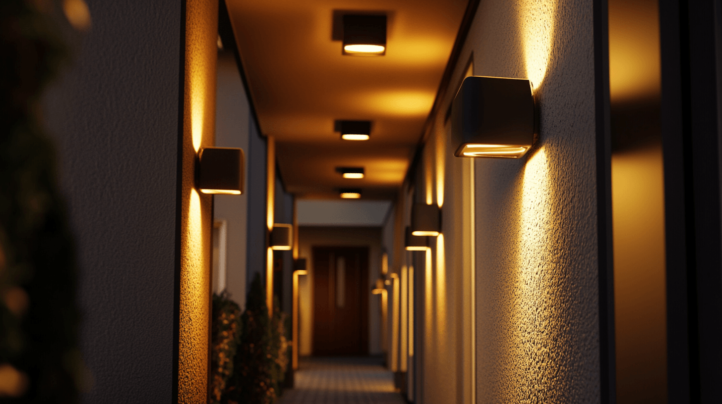 Illuminazione nel corridoio: creare atmosfera