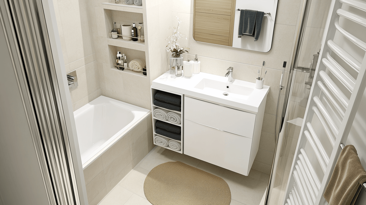 Mobili salvaspazio per piccoli bagni