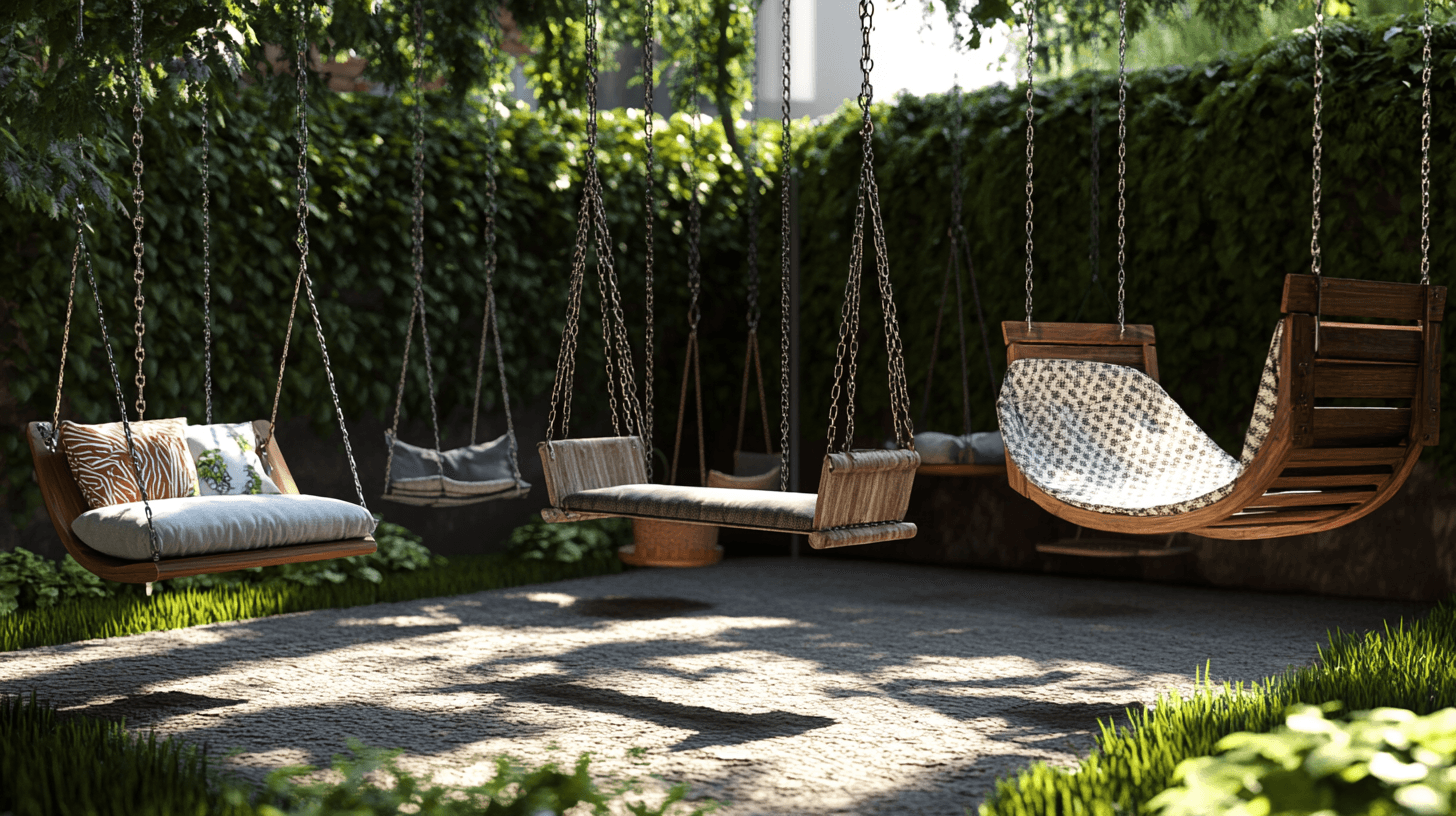 Altalene per il giardino: varietà e comfort