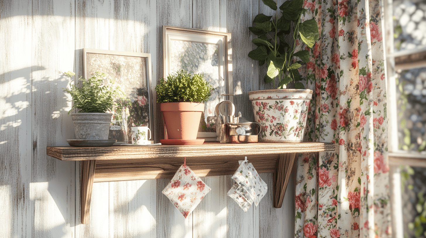 Decorazione in stile Cottagecore: Materiali naturali e motivi floreali