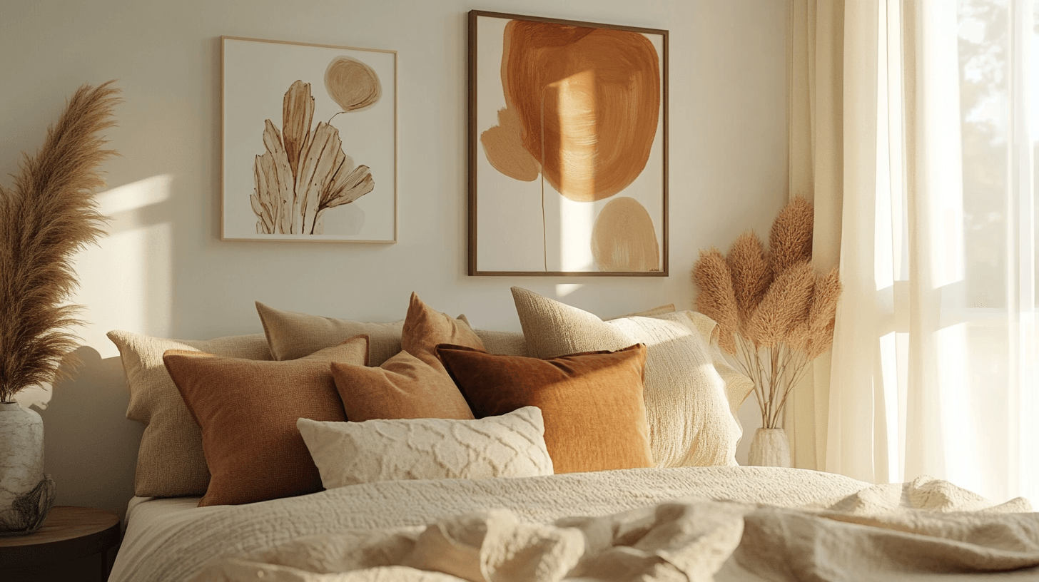Decorazione in tenui tonalità della terra: creare accenti e atmosfera