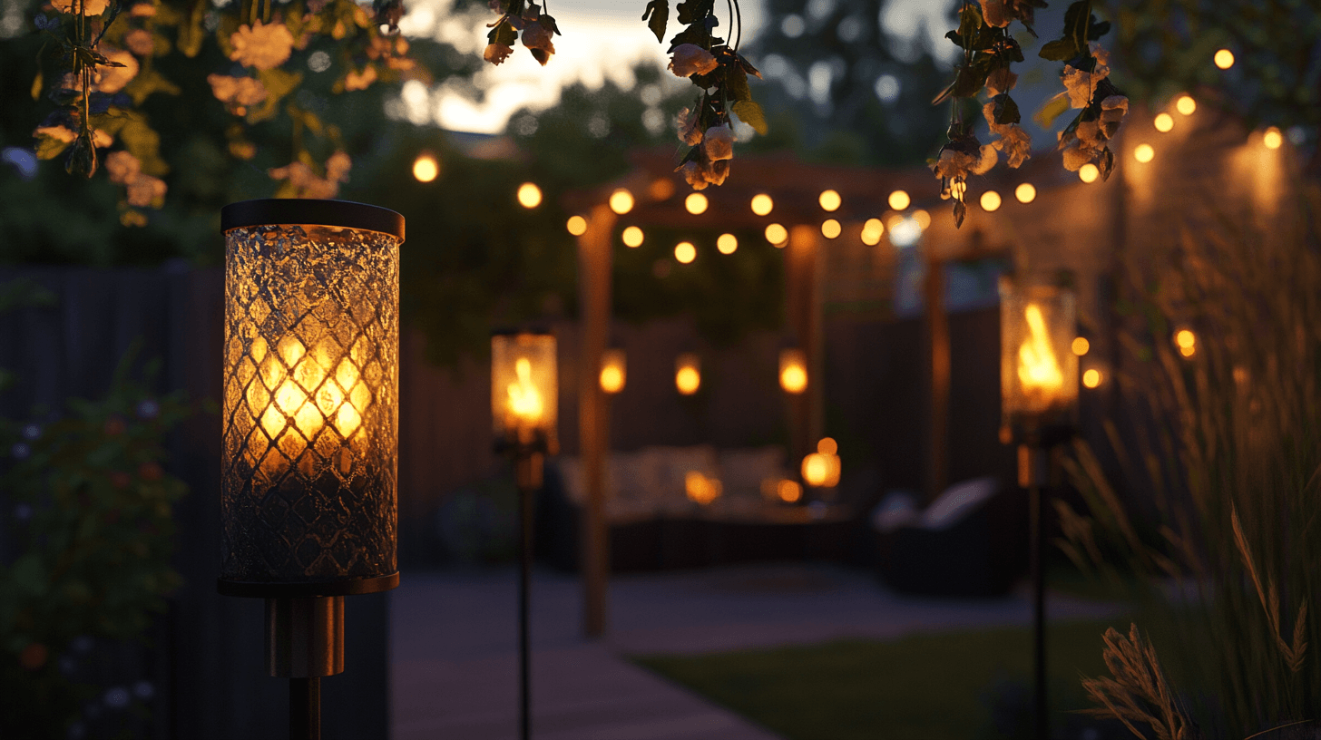 Lanterne e fiaccole: creare accenti romantici