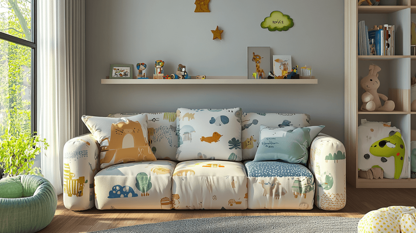 Diverse tipologie di divani per bambini