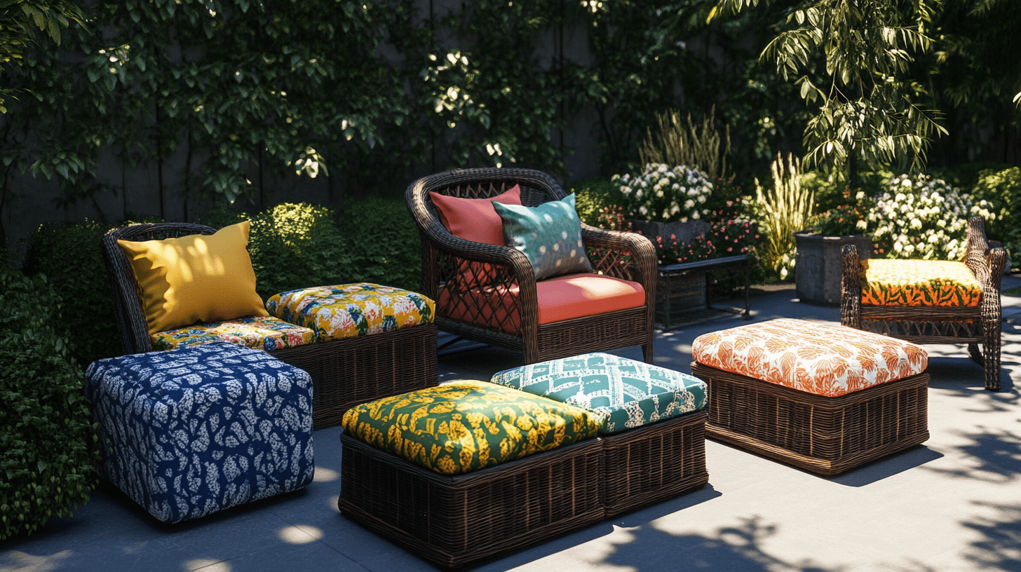 Cuscini e imbottiture per mobili da giardino: comfort e stile