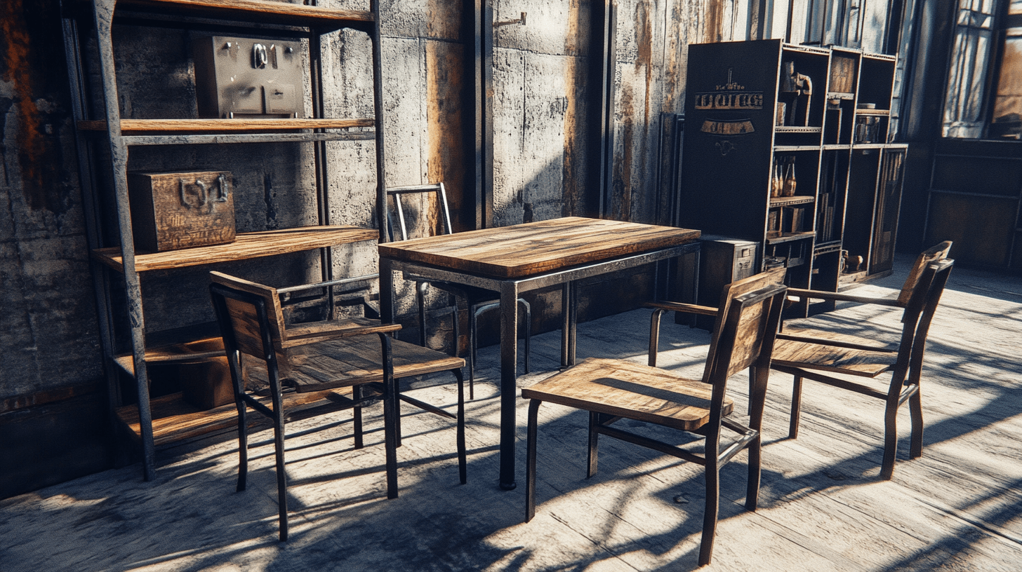 Mobili in stile industriale: funzionalità incontra il design