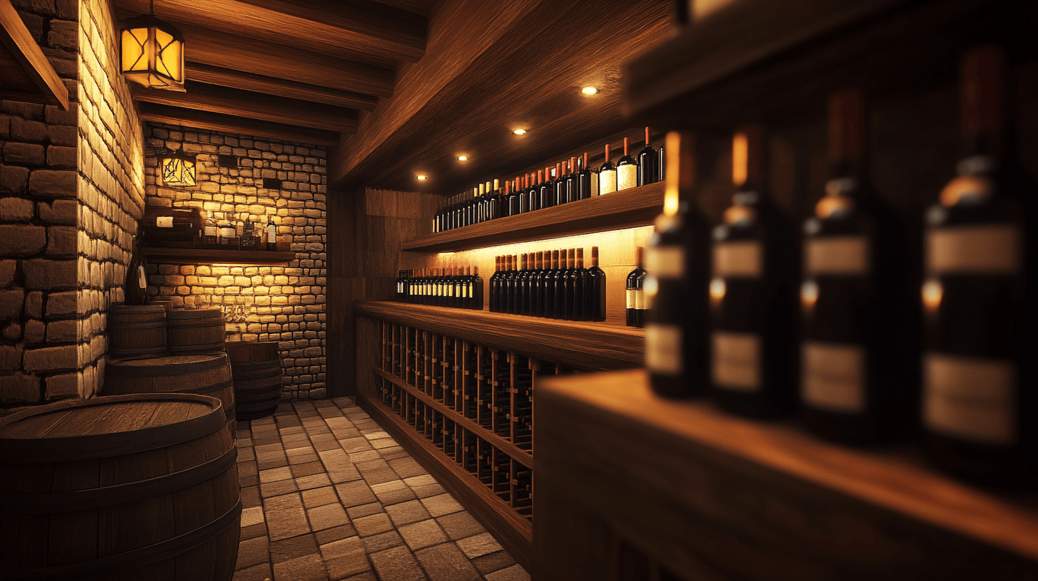 Progettare una cantina: Elegante luogo di conservazione per vini pregiati