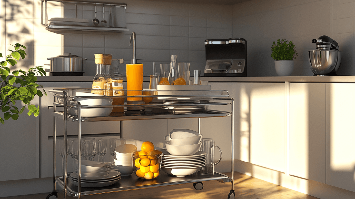 Praticamente servito: Carrello da portata per cucina e sala da pranzo