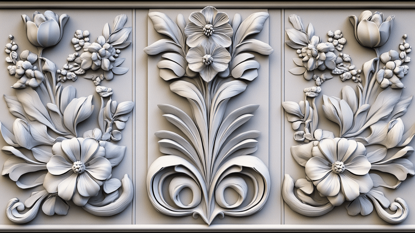 Elementi decorativi in stile Liberty: Aggiungere accenti floreali