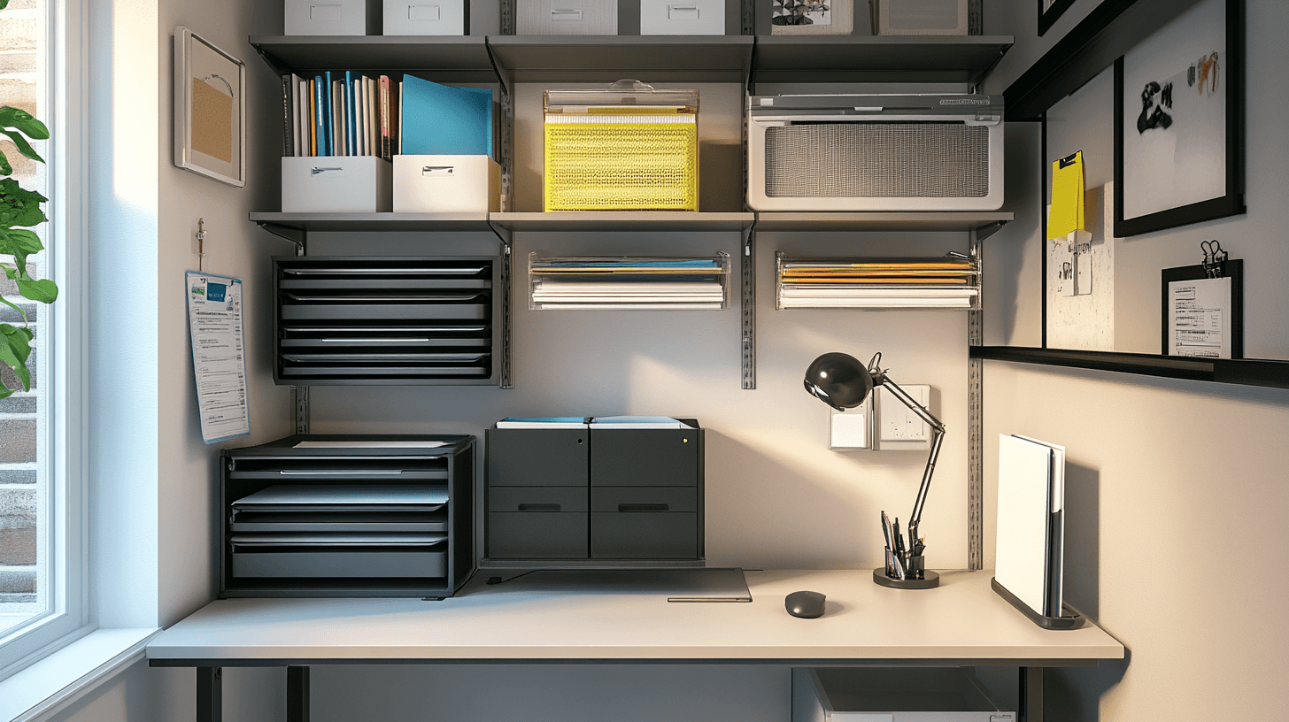 Soluzioni di archiviazione intelligenti per piccoli spazi di lavoro