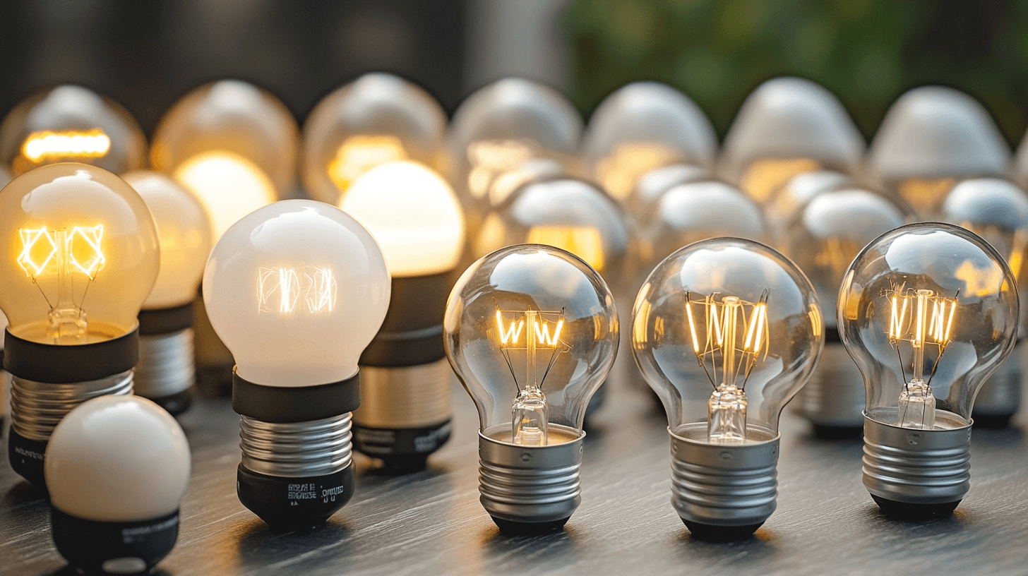 Vari tipi di lampade a risparmio energetico