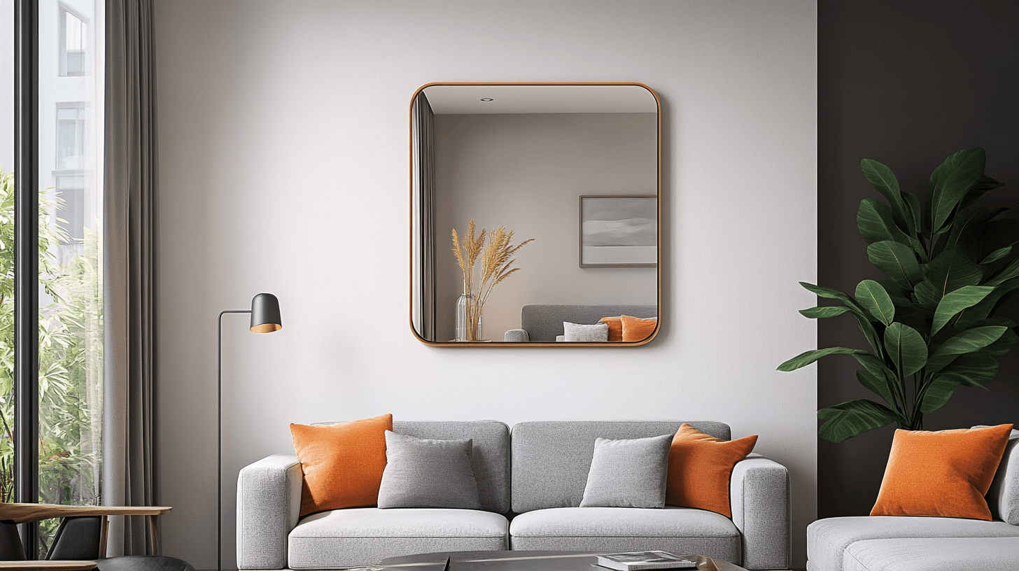 Tutto sotto controllo: specchi da parete come elemento di design