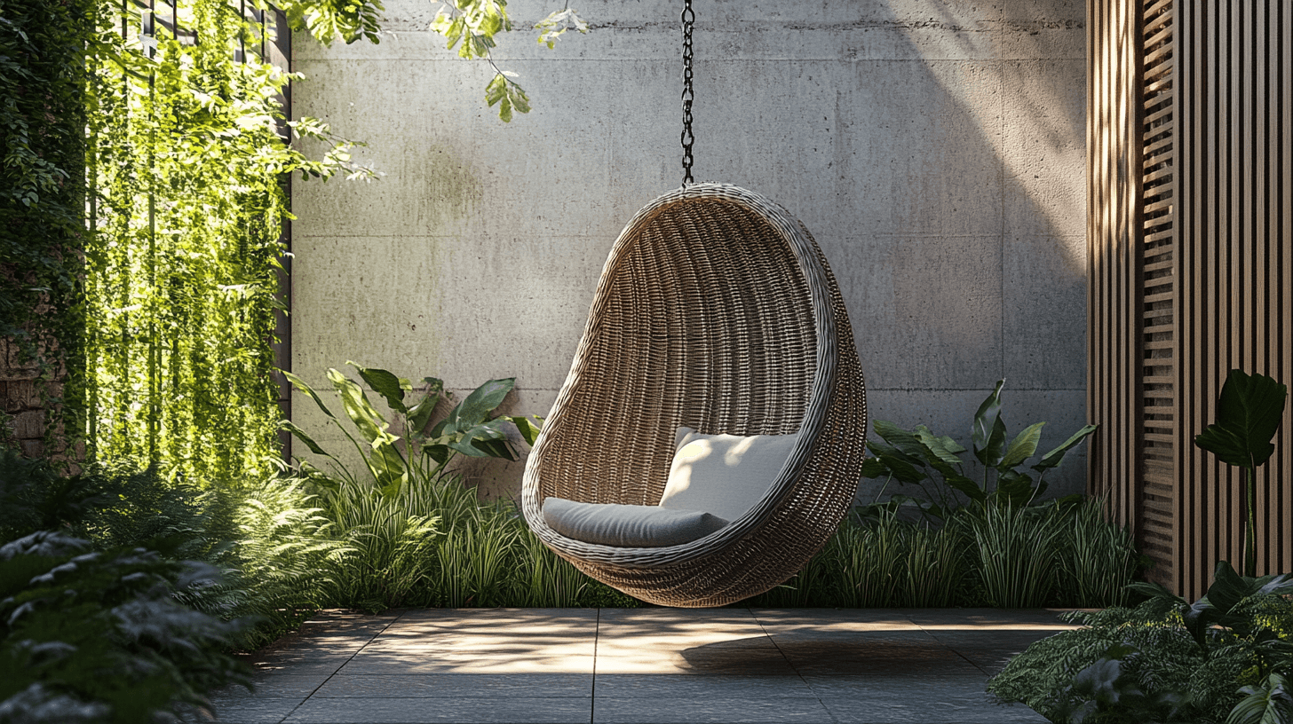Integrazione delle poltrone sospese nel tuo design per esterni
