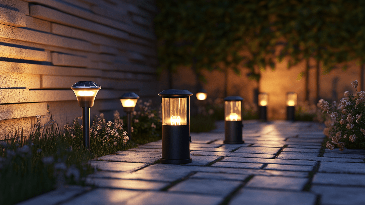 Diverse tipologie di illuminazione da giardino