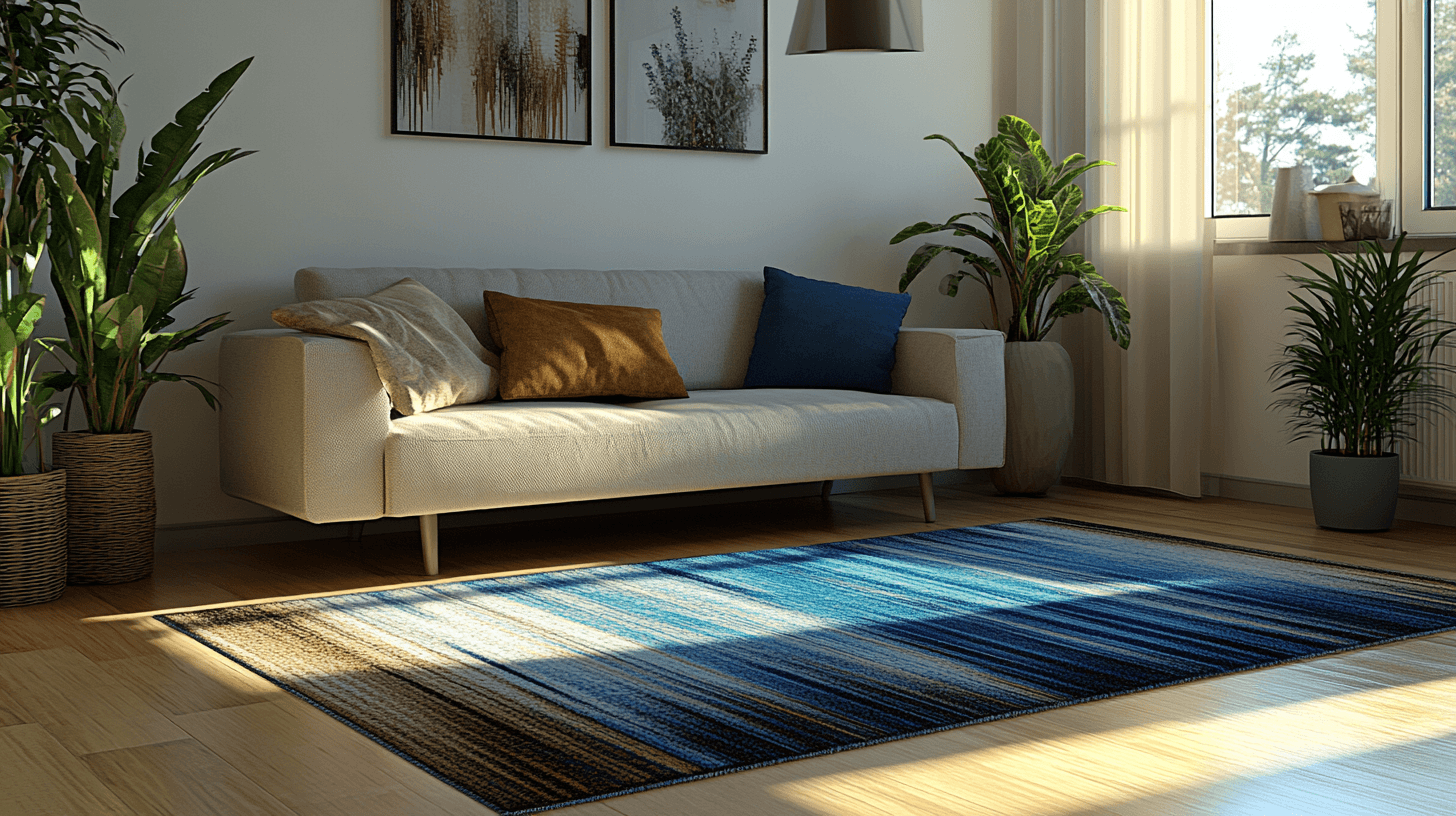 Tappeti come elementi decorativi: colore e texture per il pavimento