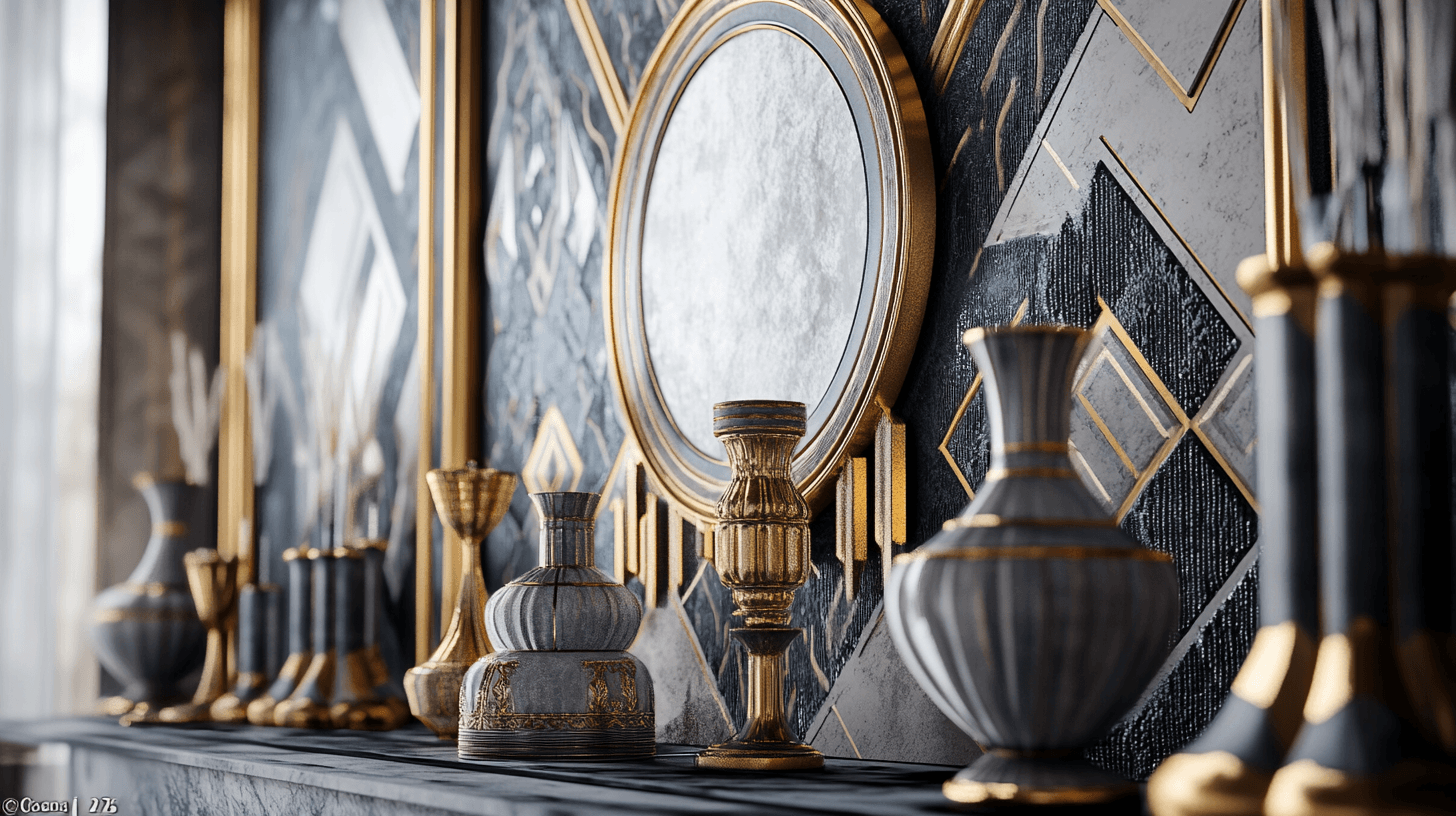 Decorazione in stile Art Déco: Geometria e Lusso