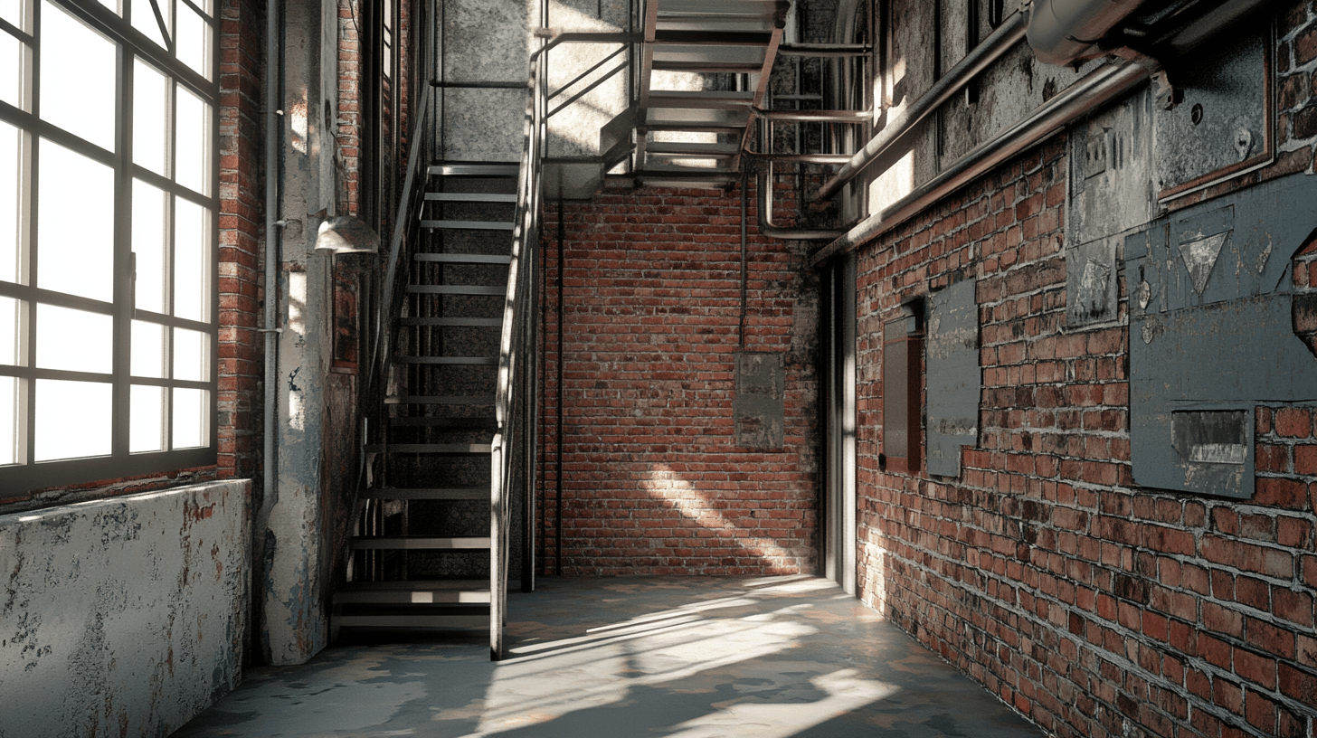 Concetti di colore industriale per un fascino urbano