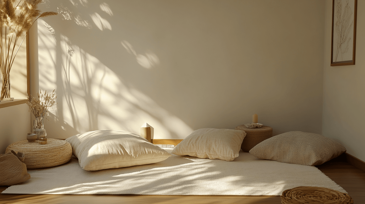 Decorazione nella camera degli ospiti in stile scandinavo
