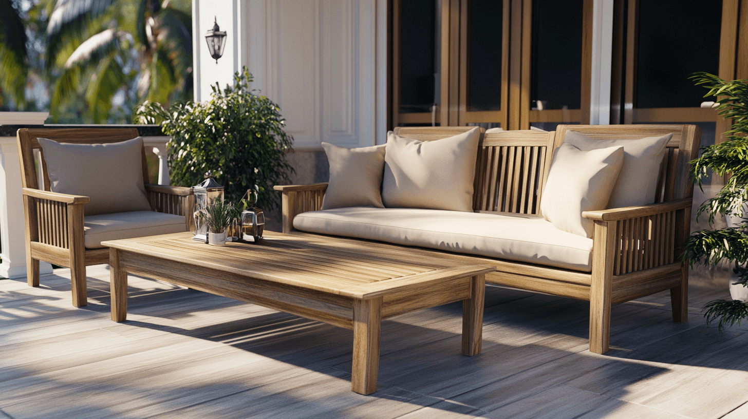 Mobili da terrazza in teak: Eleganti e robusti