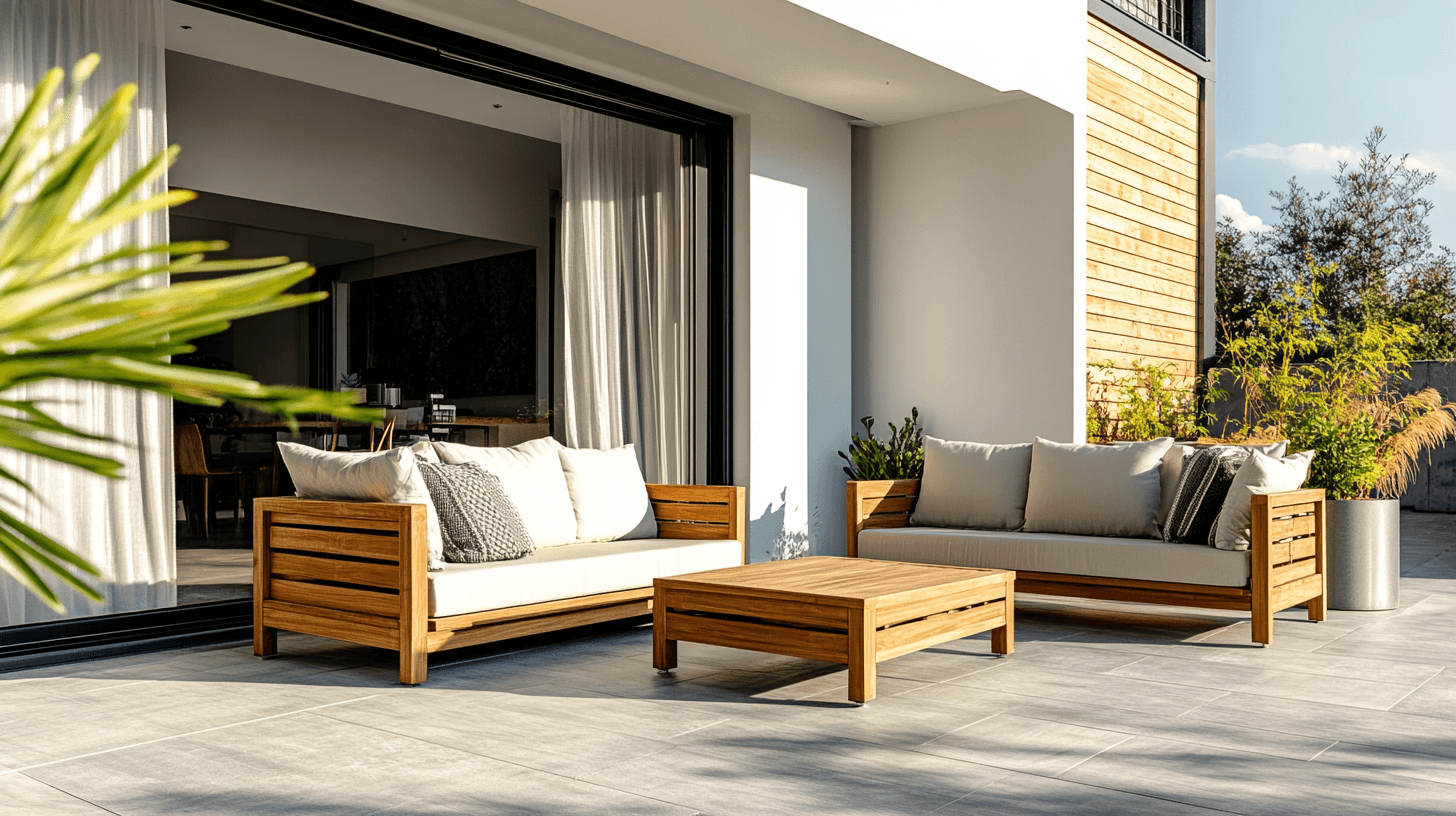 Tendenze di design nei mobili da terrazza in teak