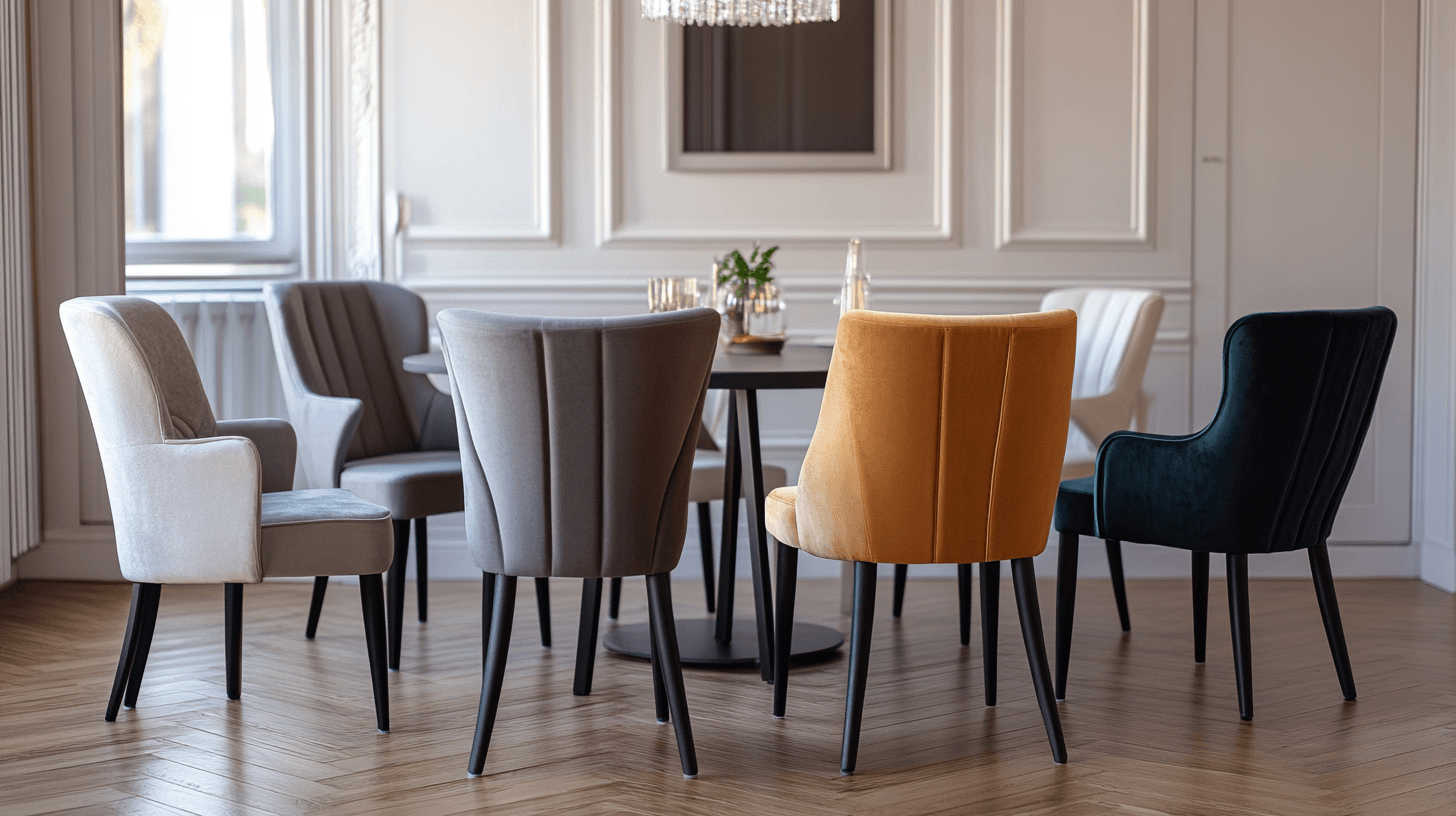 Diversi stili di sedie di design
