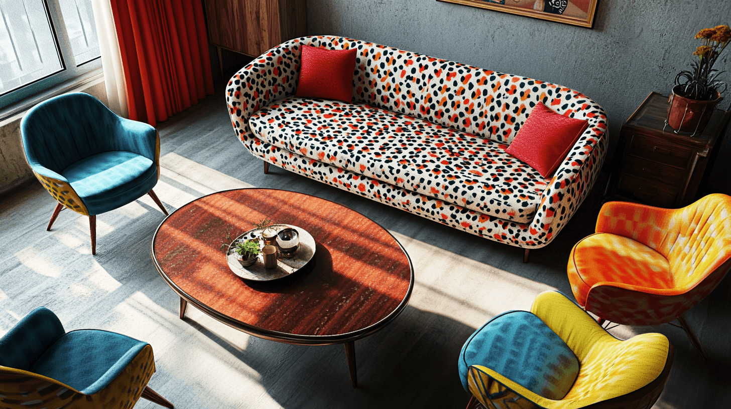 Mobili che incarnano lo stile Retro Pop