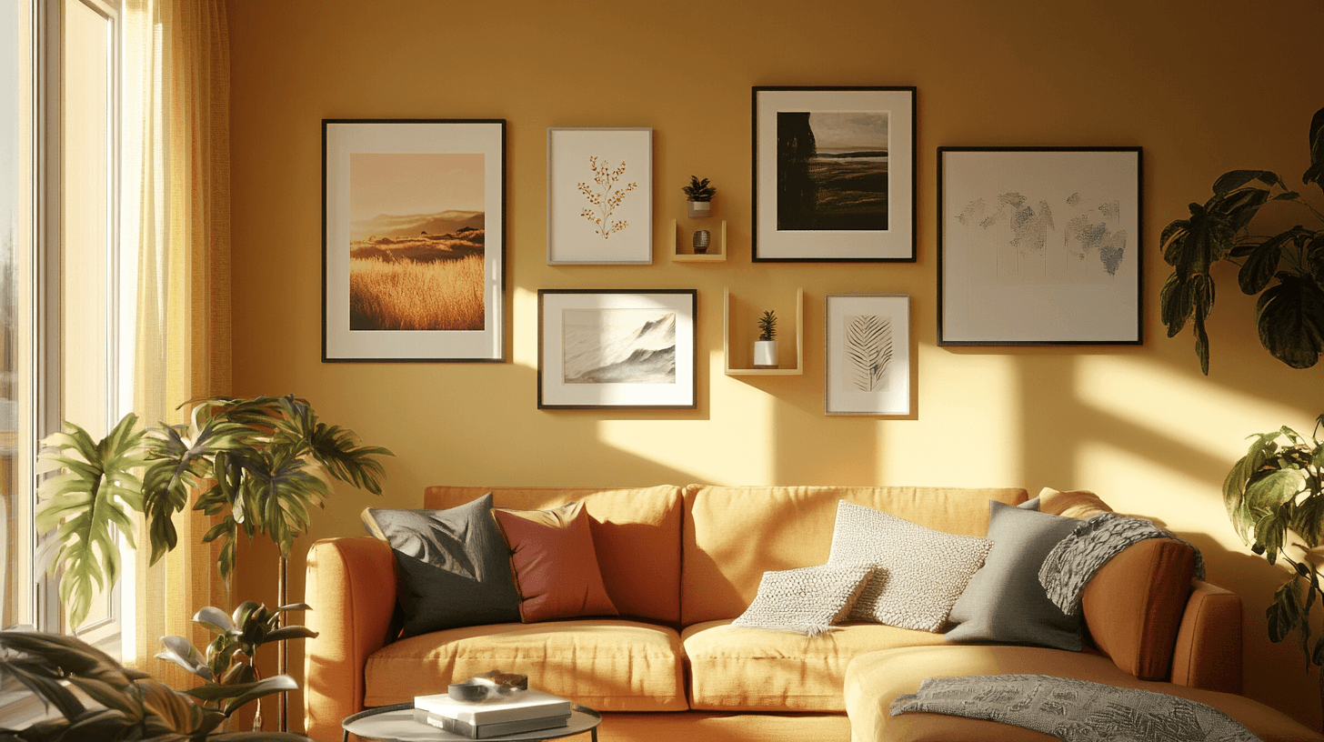 Creare pareti di immagini: mettere in scena opere d'arte e foto
