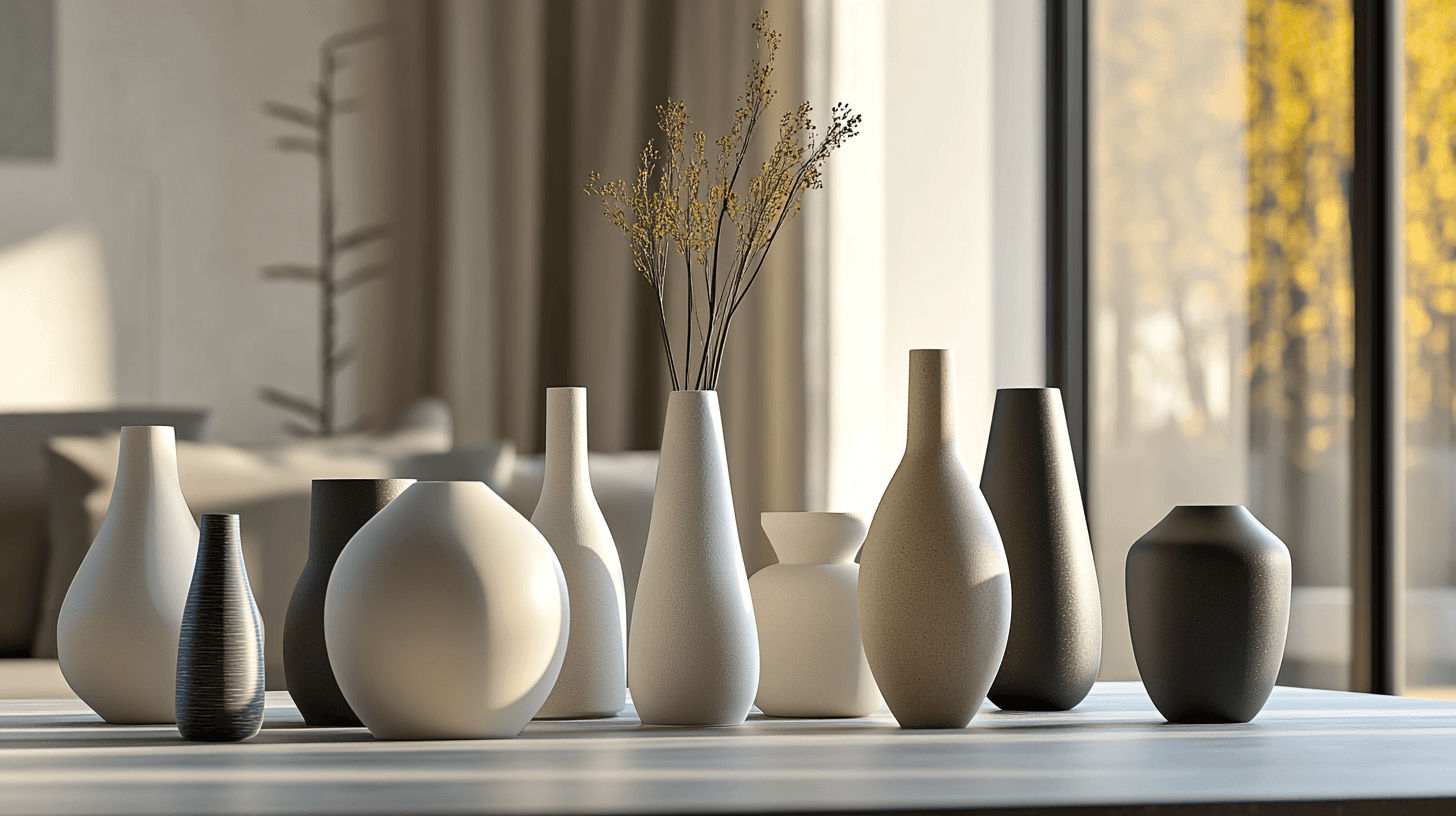 La varietà dei design di vasi minimalisti