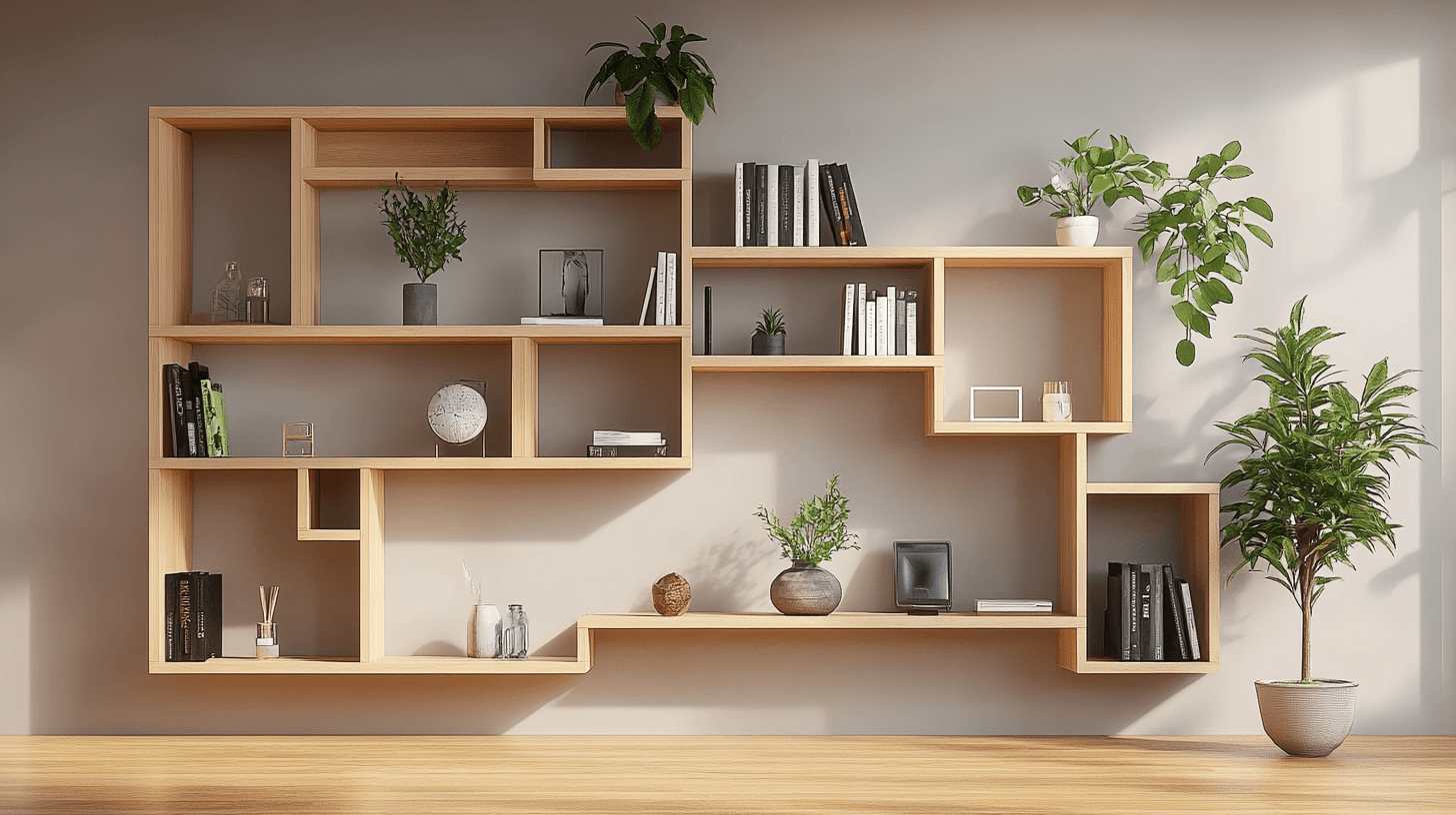 Spazio di archiviazione creativo: scaffali per ogni stanza