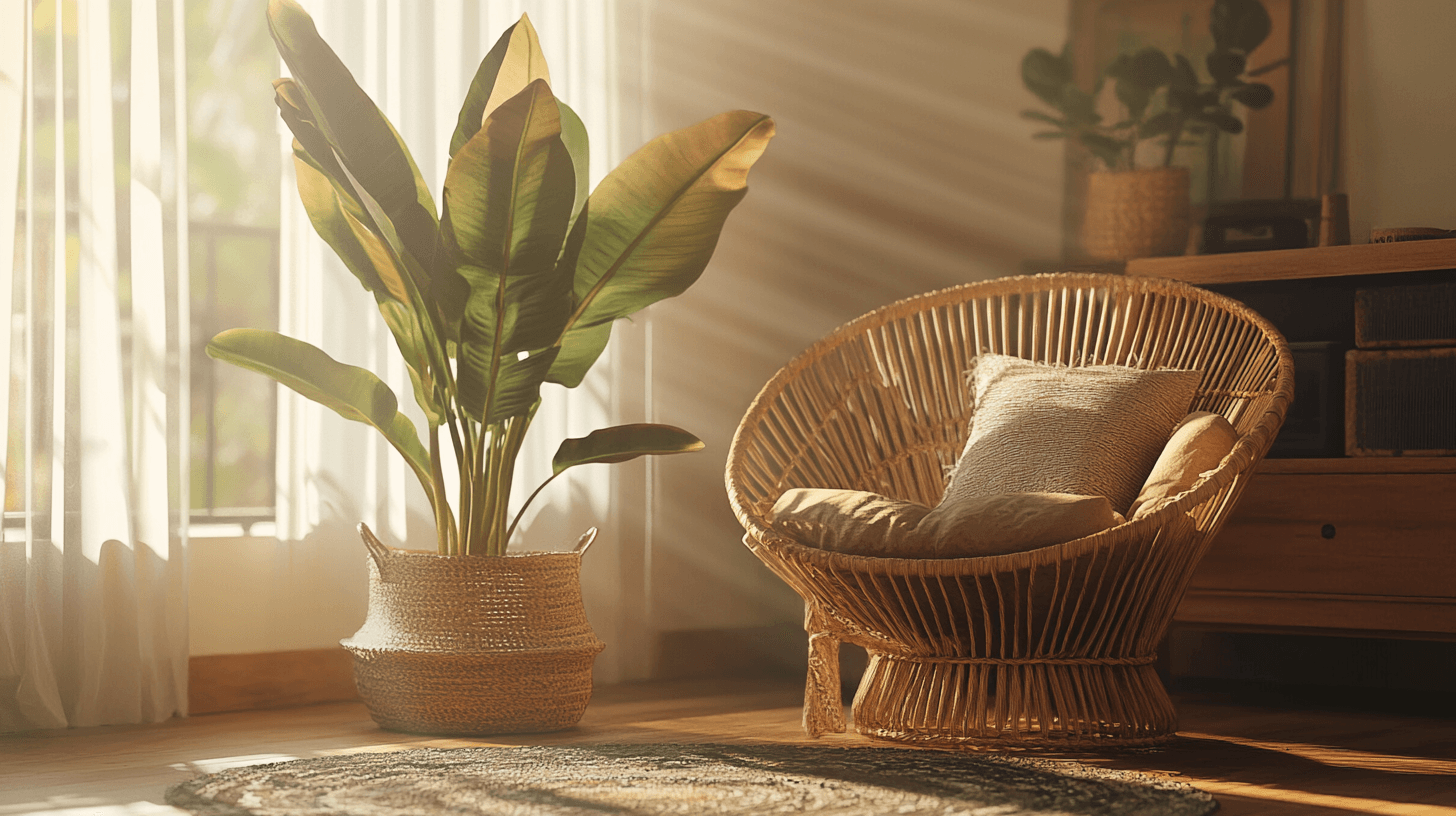 Piante e materiali naturali: Freschezza e naturalezza