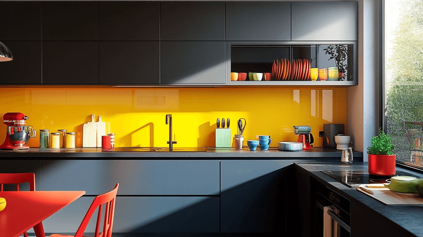 Accenti in cucina: Contrasti di colore per un look fresco