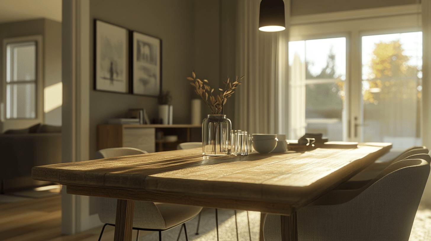 Sala da pranzo in stile country moderno: Il mix perfetto tra rustico e moderno