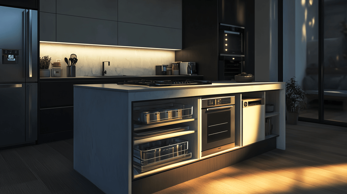 Funzionalità e utilità di un'isola da cucina