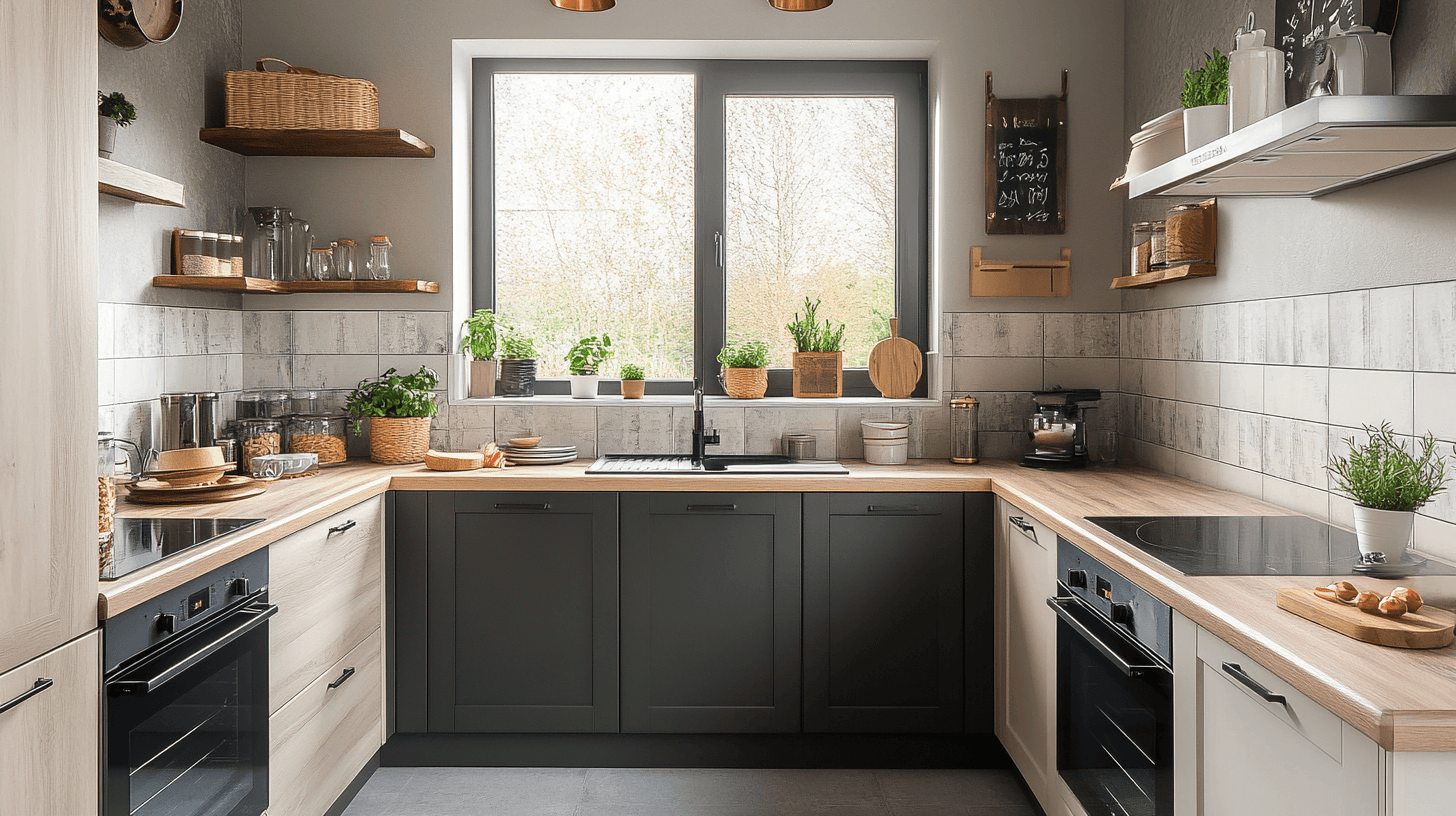 Decorazione e stile in piccole cucine