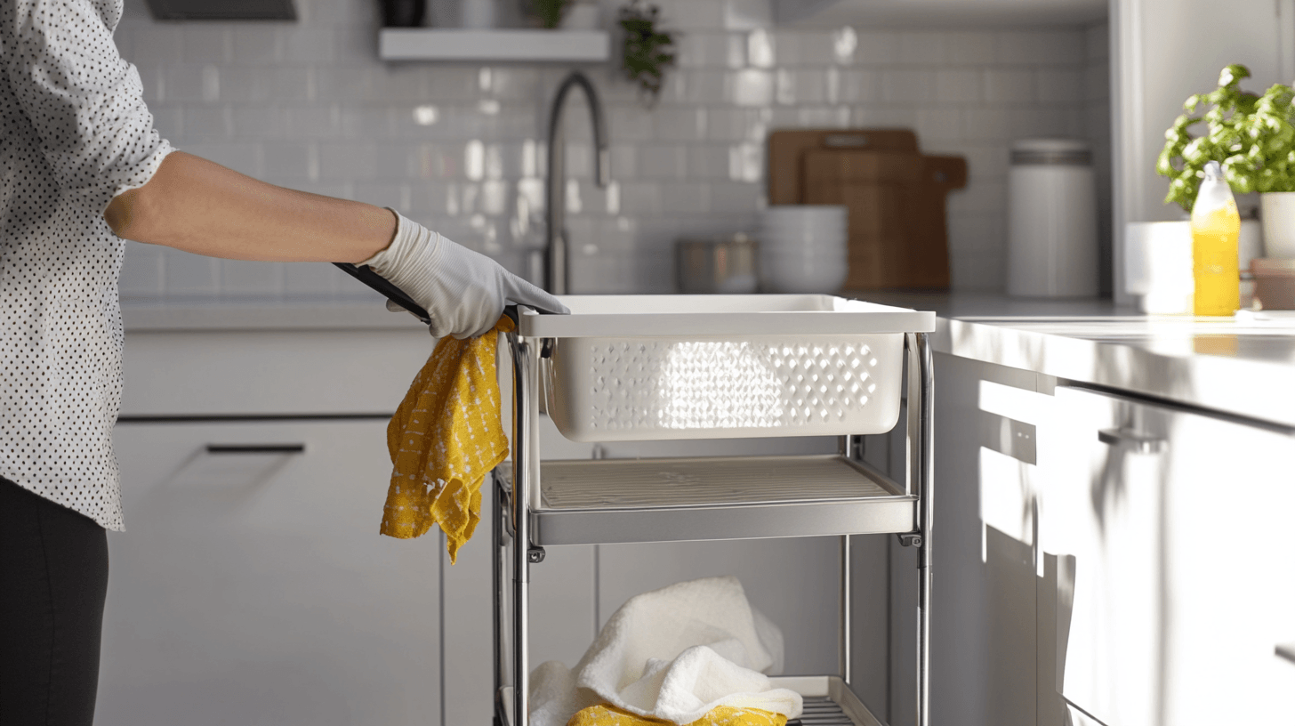 Utilizzare e mantenere al meglio il carrello da cucina