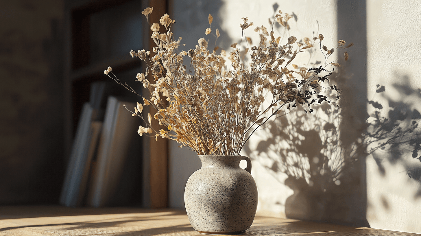 Cura e durata delle composizioni di fiori secchi