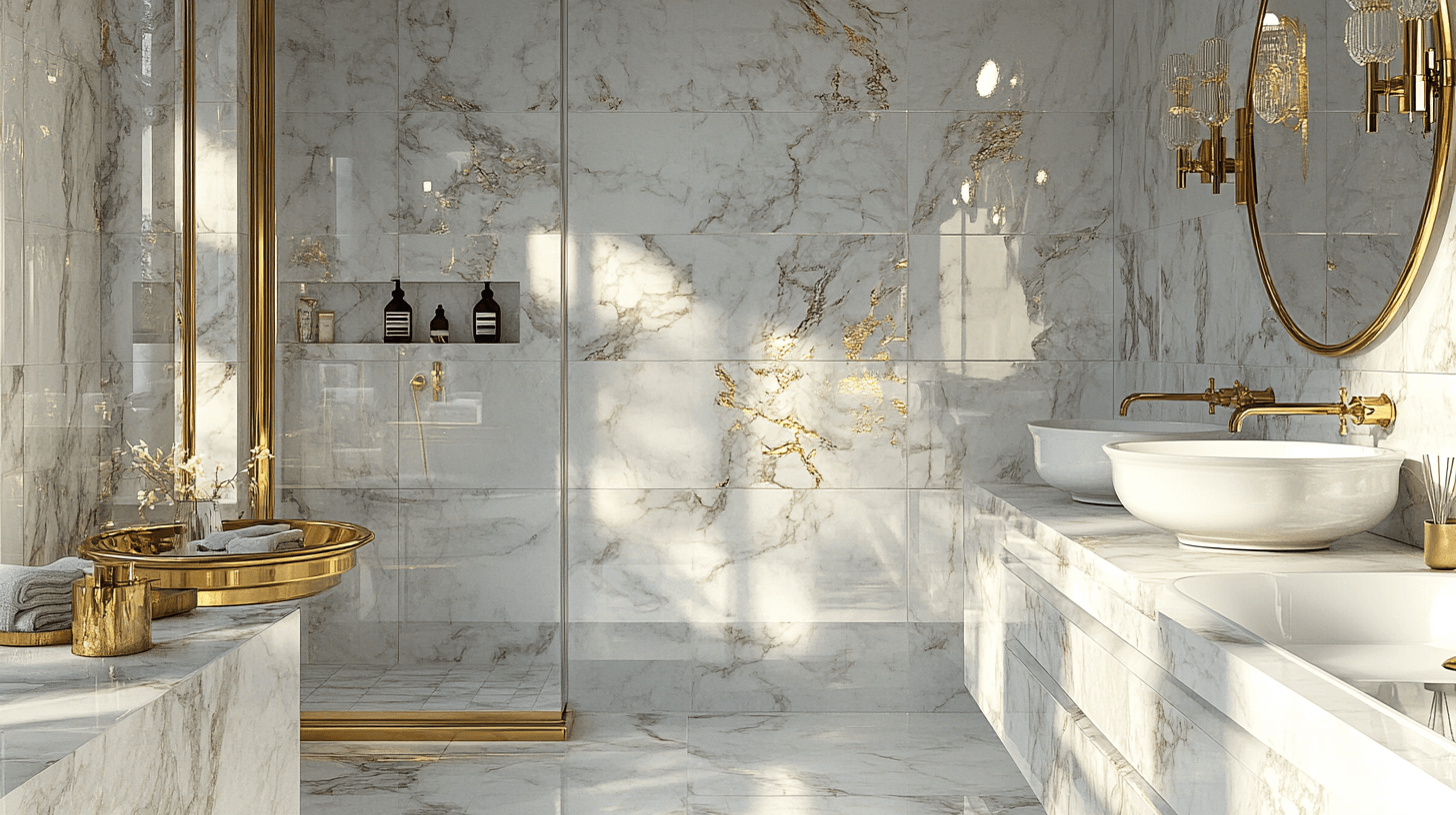 Materiali di alta qualità per un bagno di lusso