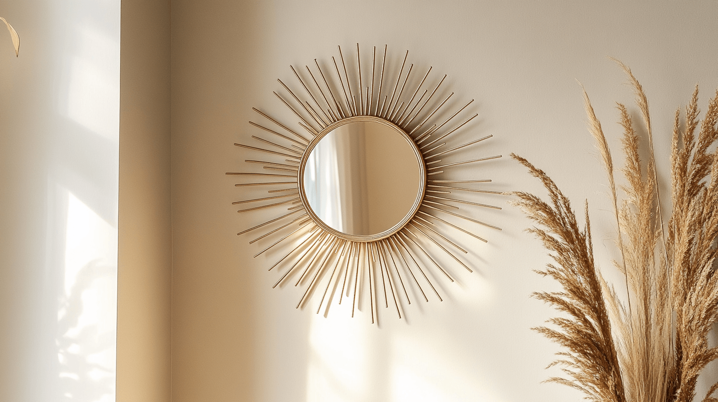 Specchi solari come punto forte decorativo: moderno e retrò uniti
