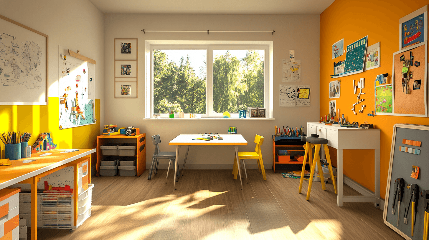 La stanza hobby ideale: Unire creatività e funzionalità