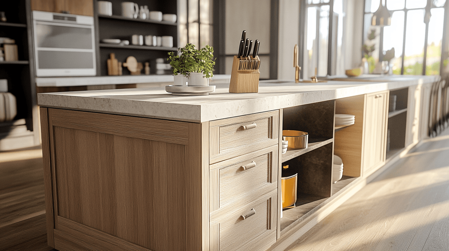 Materiali e cura per isole da cucina durevoli