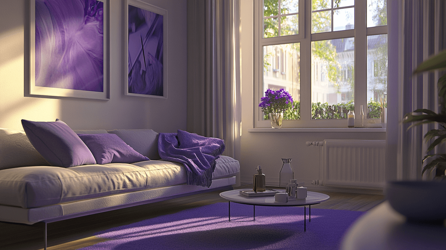 Idee di decorazione in viola: creatività ed eleganza