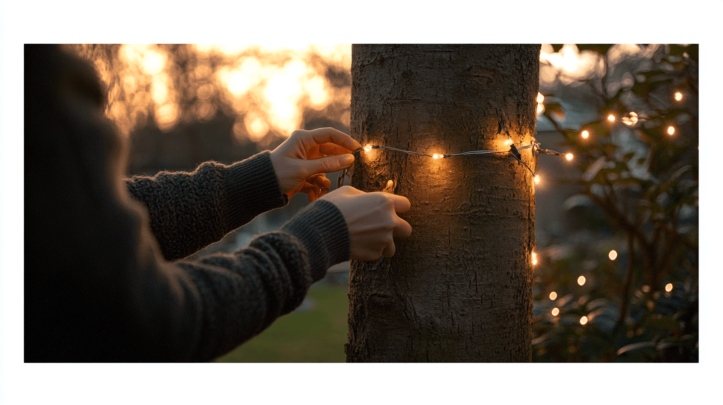 Suggerimenti per l'installazione di catene luminose da esterno