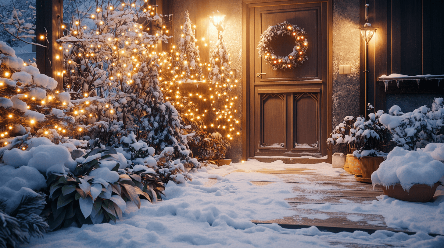 Decorazioni invernali per esterni: Accenti accoglienti per la stagione fredda