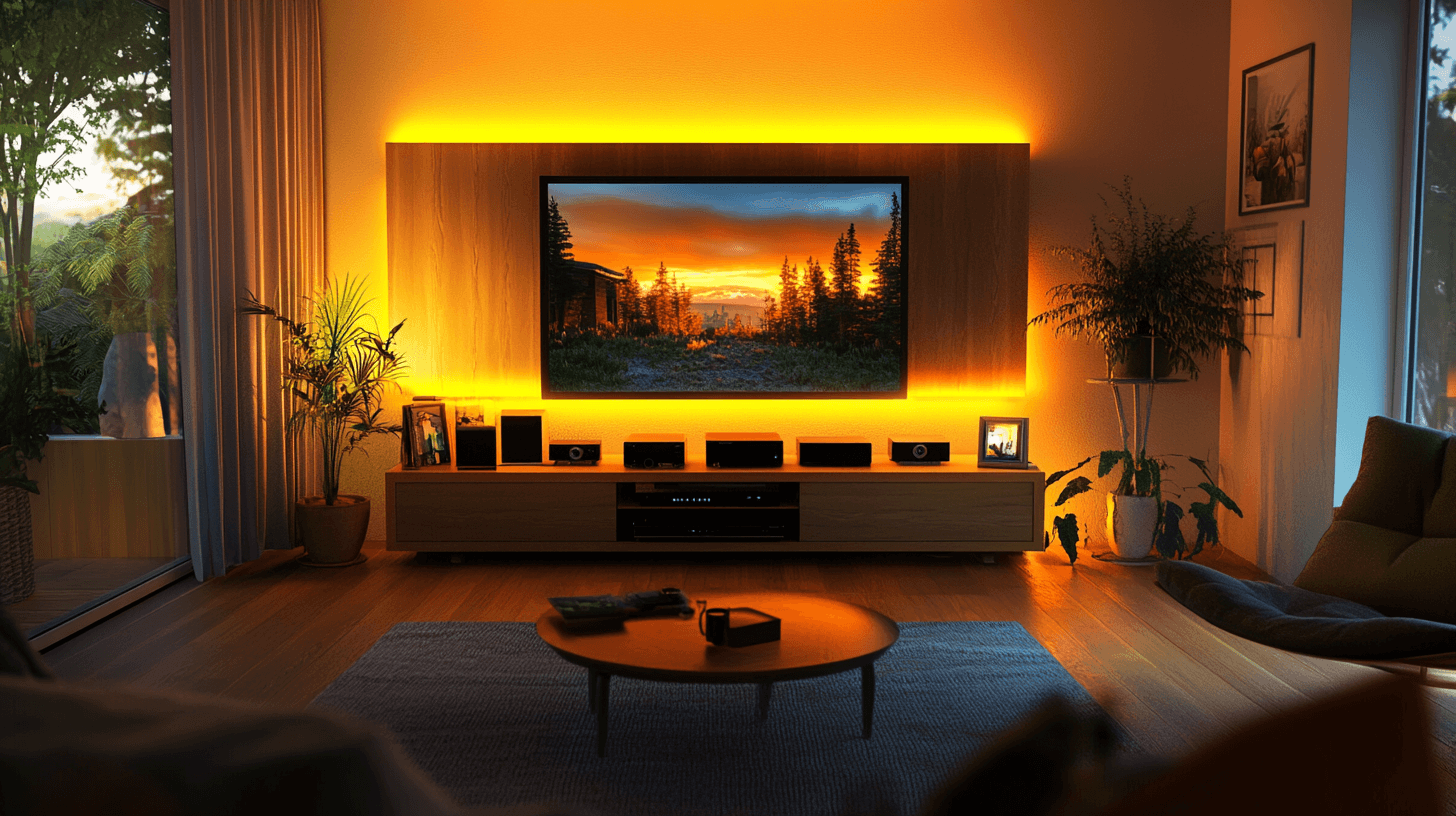 Decorazione e illuminazione per un'atmosfera armoniosa